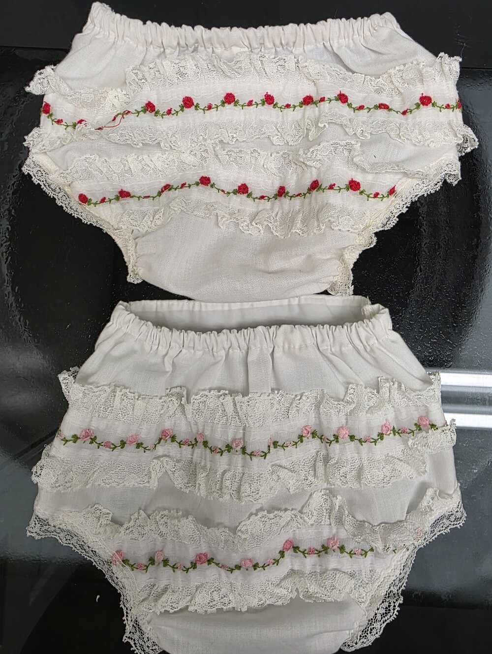 Vintage Alexis Baby Diaper Covers Rosebuds